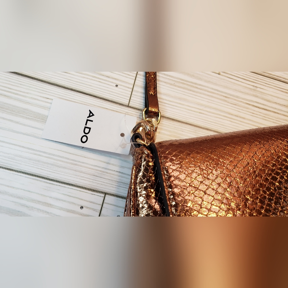 Aldo Copper-colored shoulder bag NWT - Picture 4 of 12